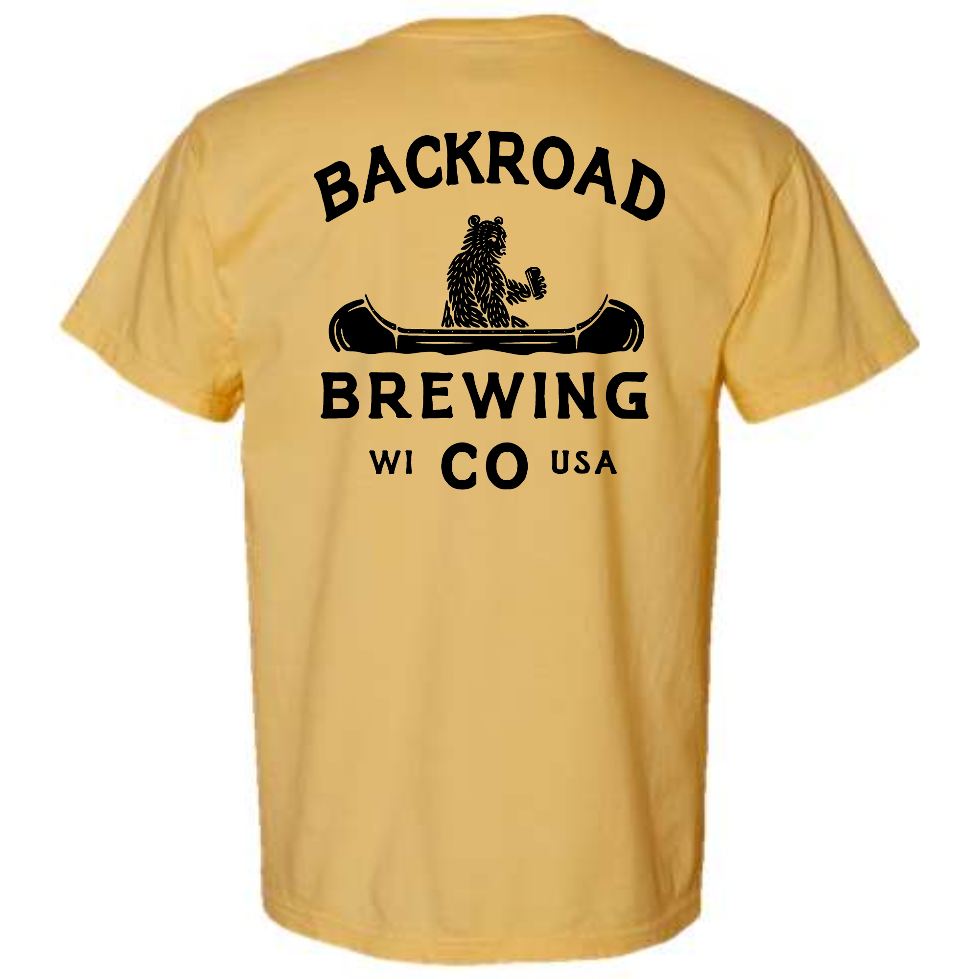 Backroad Brewing Co. Tee Mustard | Comfort Colors
