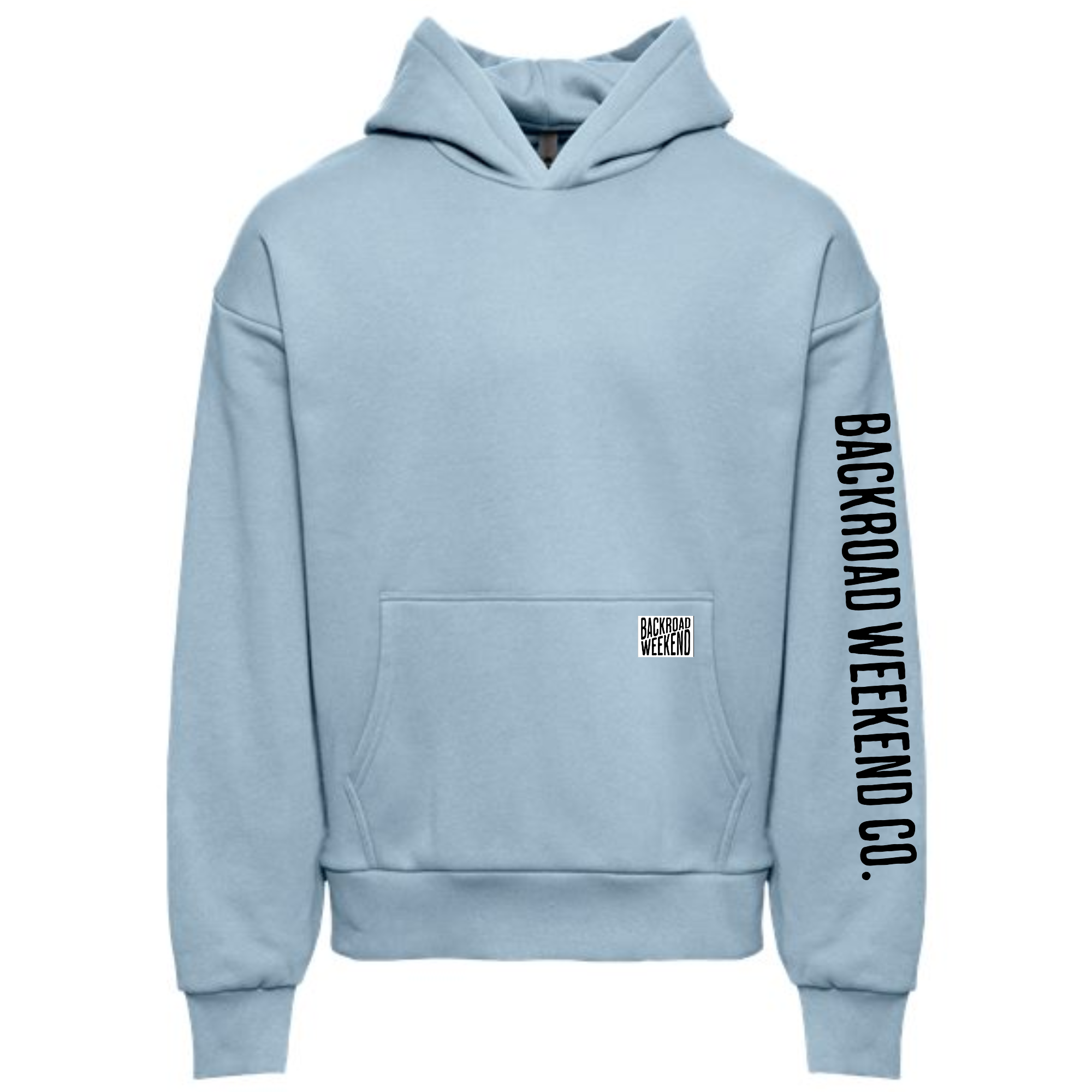 Backroad Heavyweight Hoodie - Utility Mark Light Blue| Heavyweight Fleece