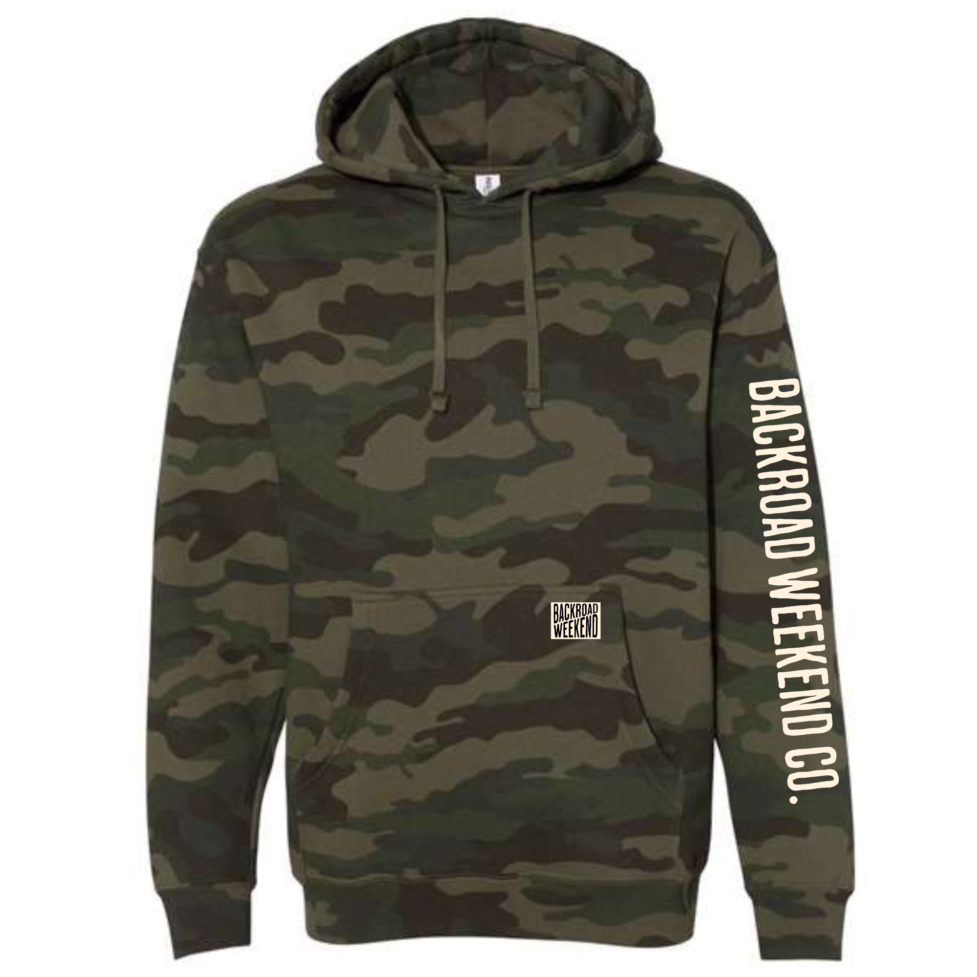 Backroad Camo Midweight Hoodie - Utility Mark Forest Camo / Duck Camo | Midweight Fleece